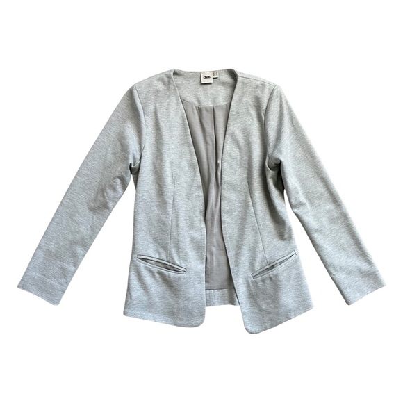 ASOS Collarless Heather Gray Knit Blazer LIKE NEW!! - Picture 1 of 12